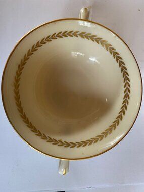 Lenox Imperial Soup Bowl  Set from 6737304 handles excellent (1)